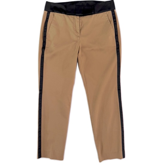 J.Crew Cameron Bow Stretch Chino Pant Ridge Khaki Size 4 Petite NWT - Picture 3 of 13